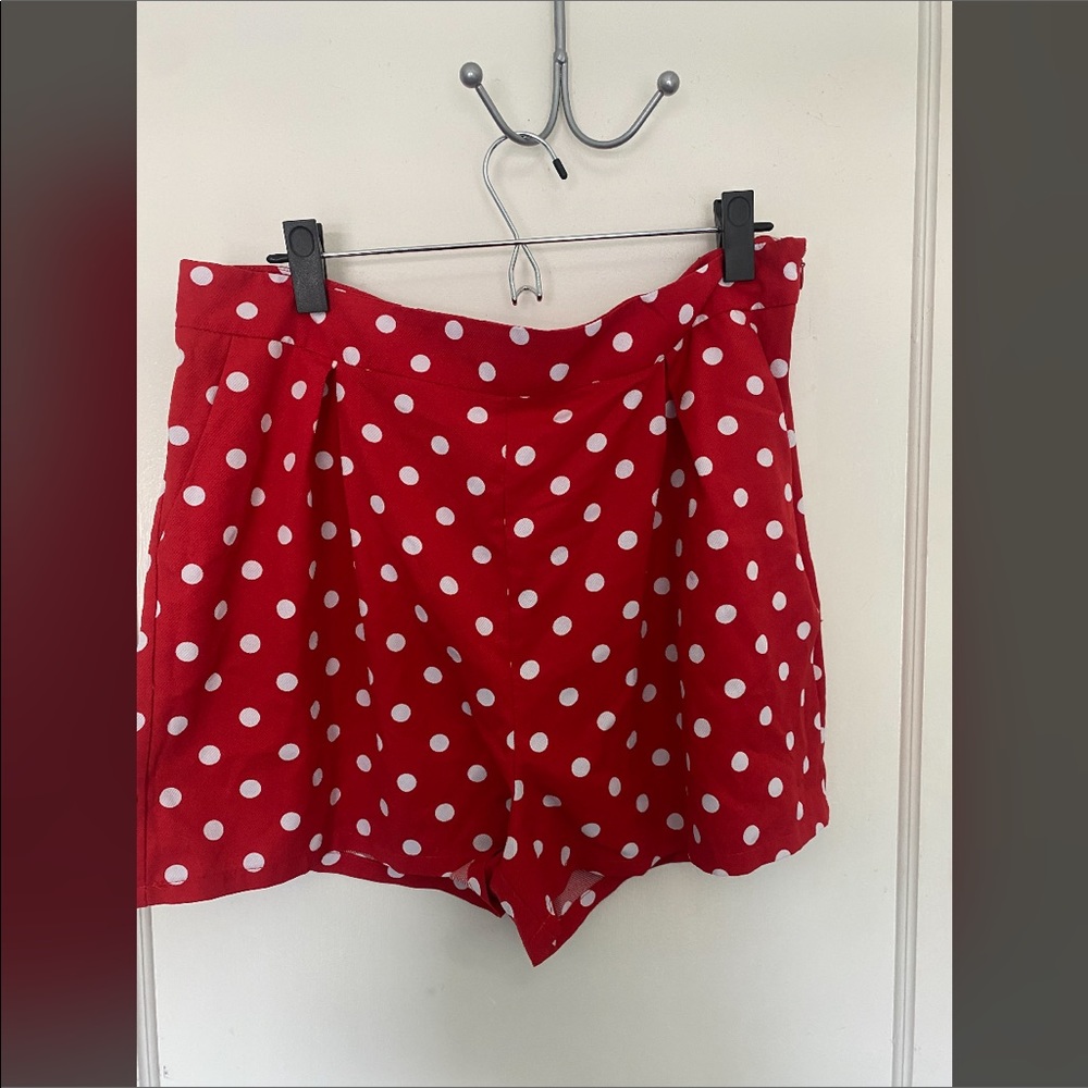 Polka dot shorts
